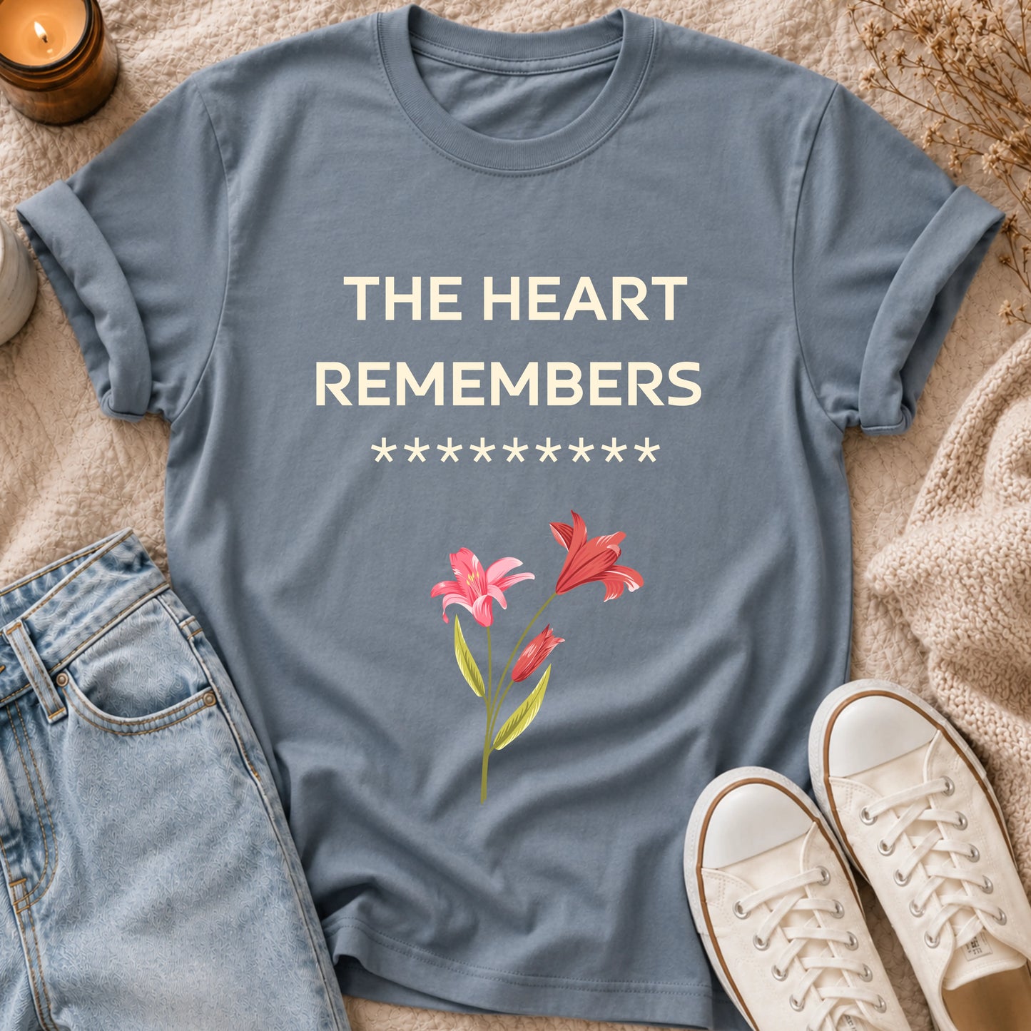 The Heart Remembers **** T-shirt