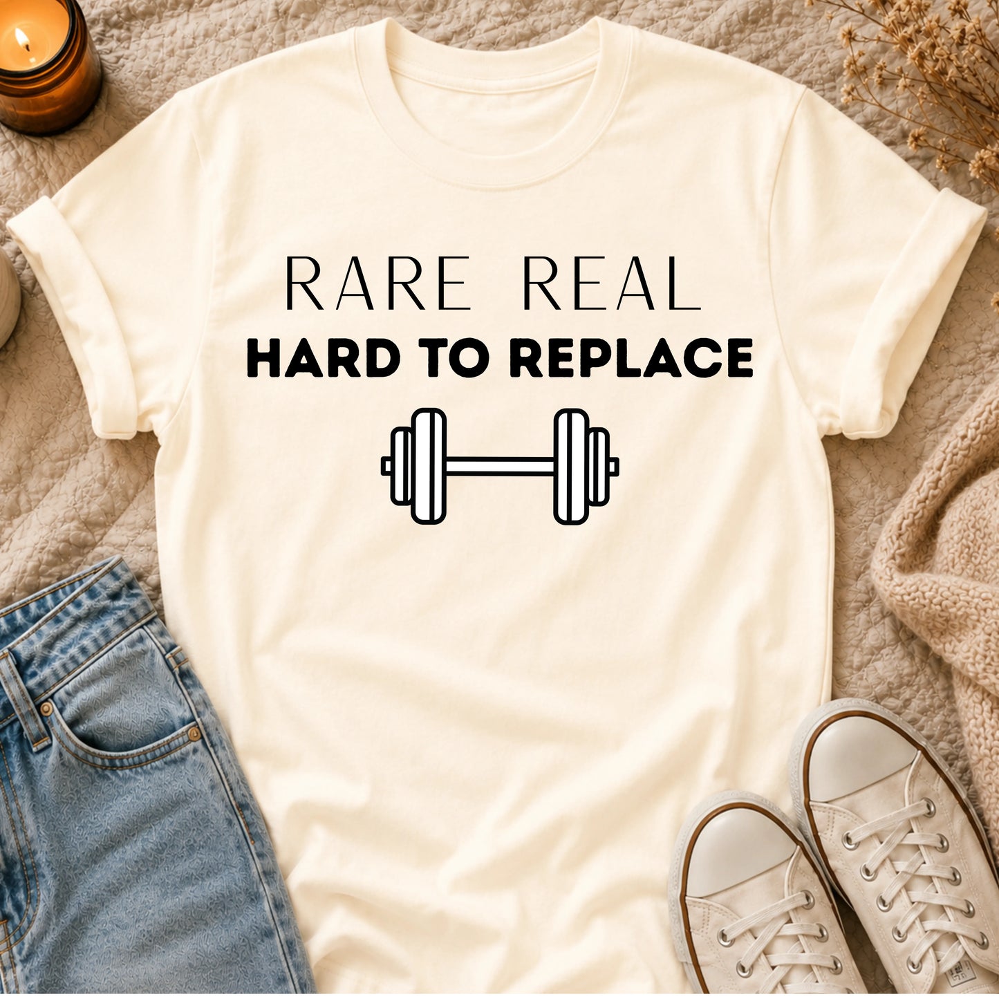 Rare, Real & Hard to Replace t-shirt