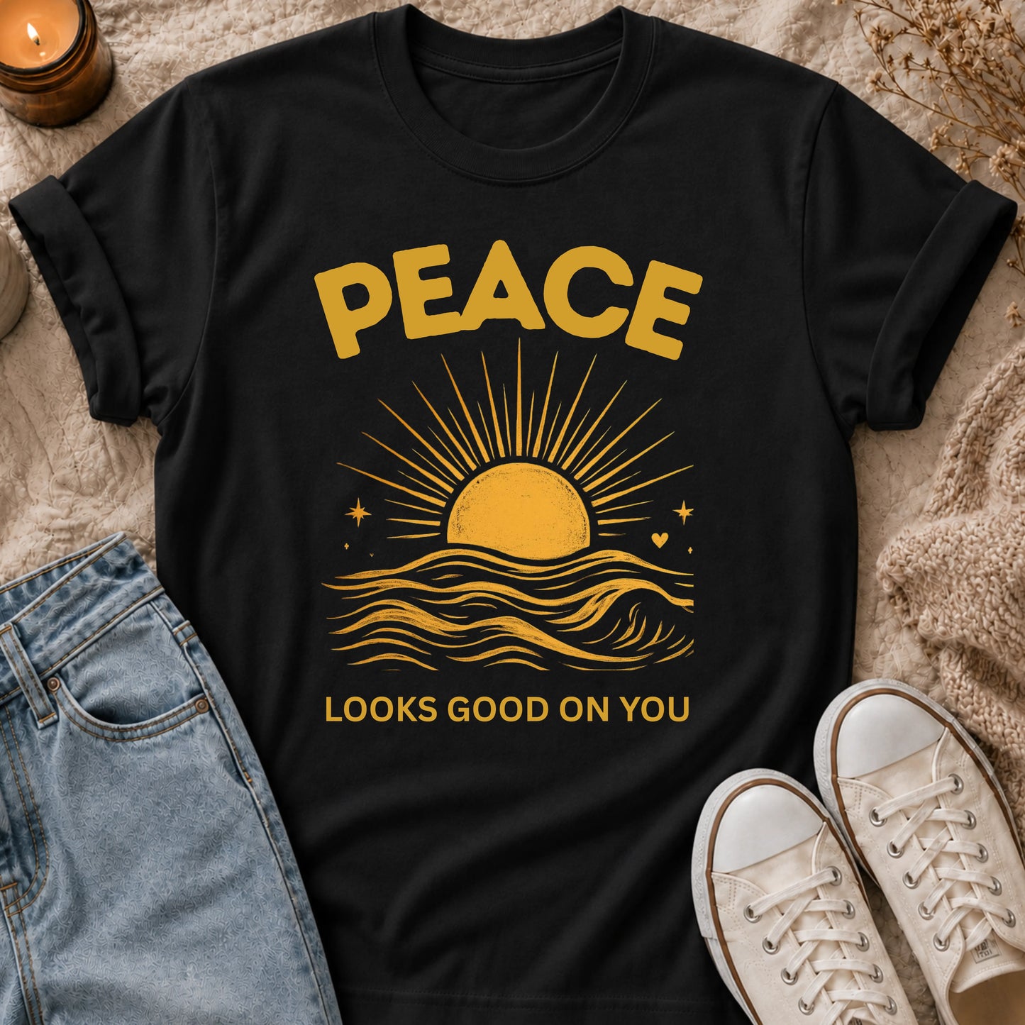 Peace Looks Good On You T-shirt