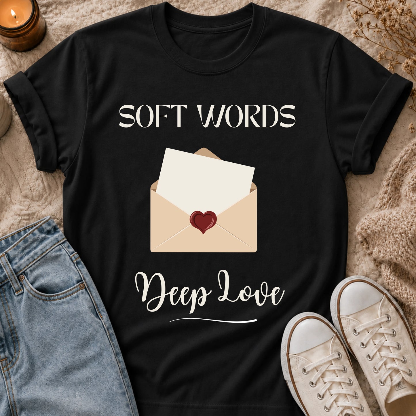 Soft Words, Deep Love T-Shirt