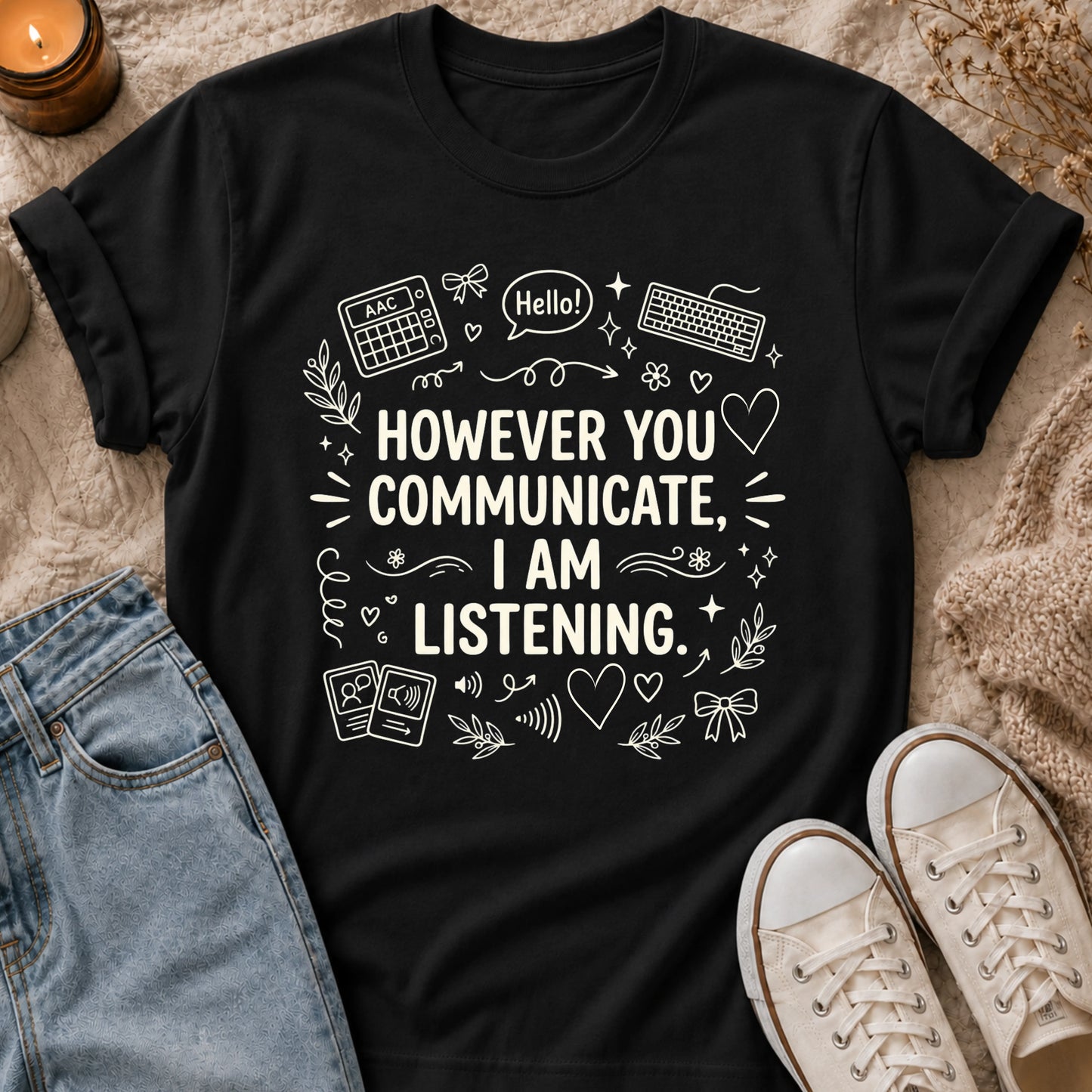 However You Communicate I Am Listening  T-Shirt
