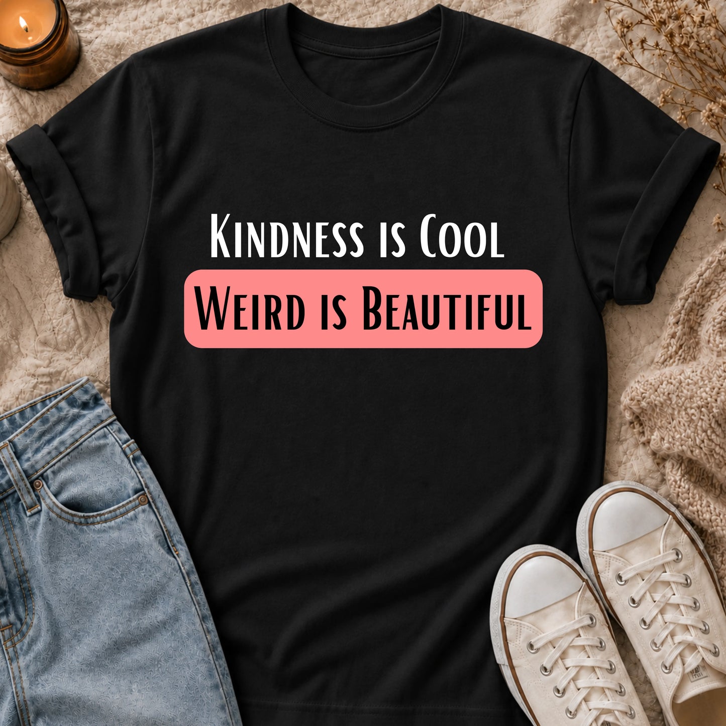Kindness is Cool Weird is Beautiful t-shirt