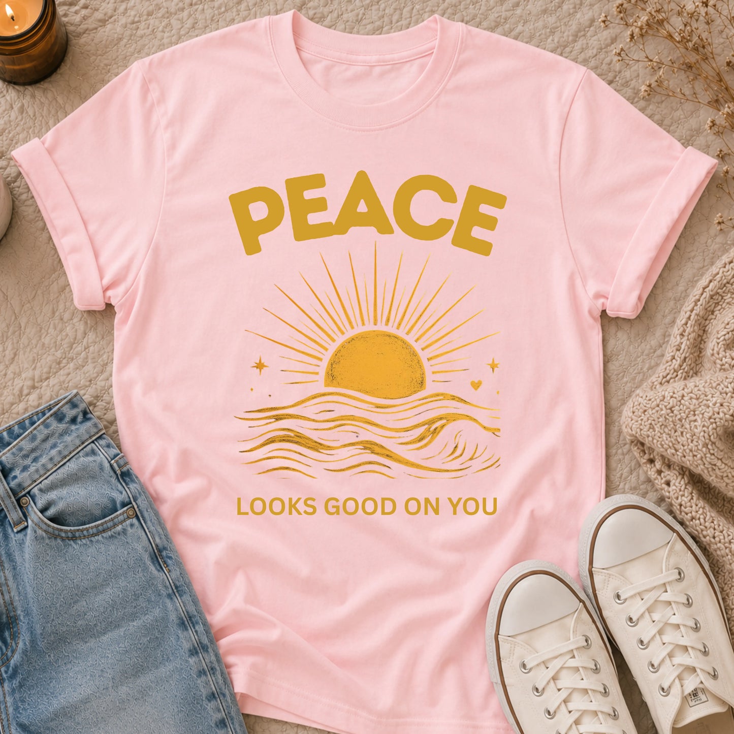 Peace Looks Good On You T-shirt