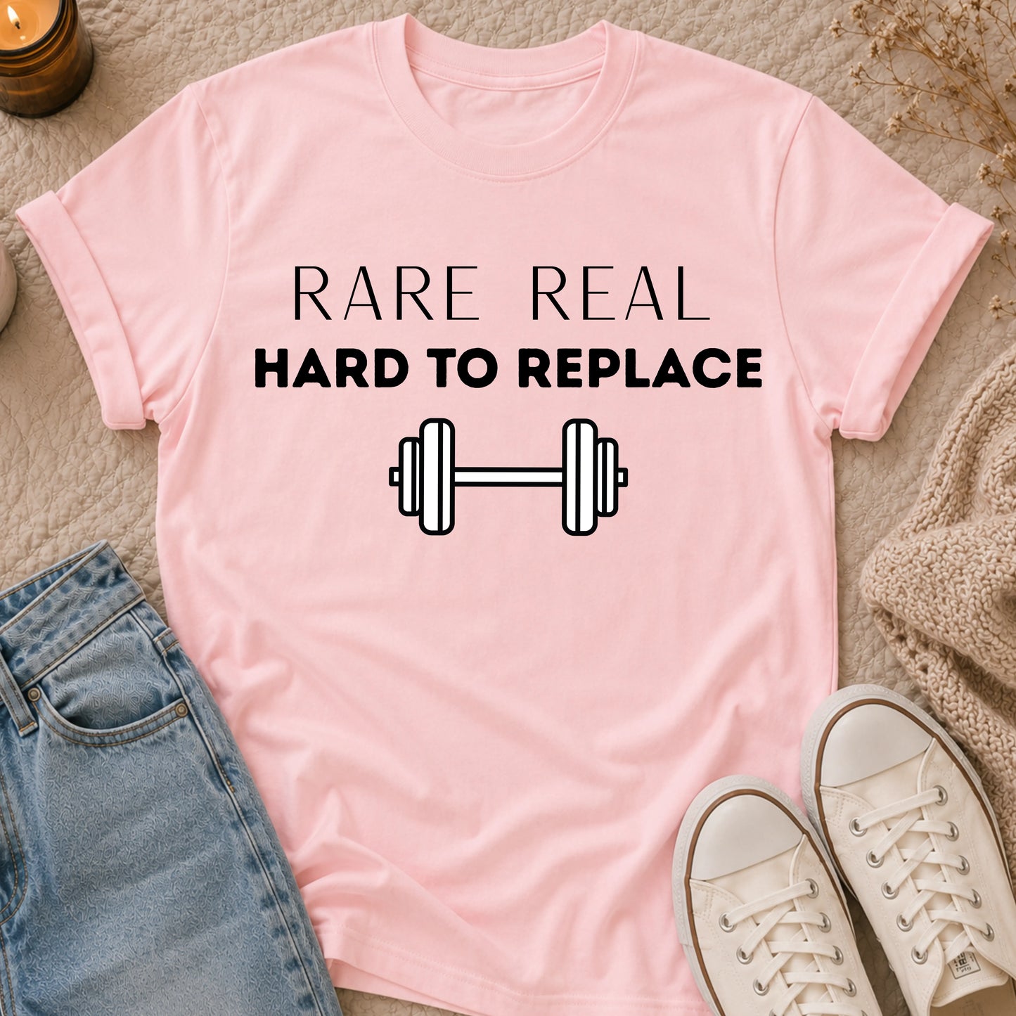 Rare, Real & Hard to Replace t-shirt