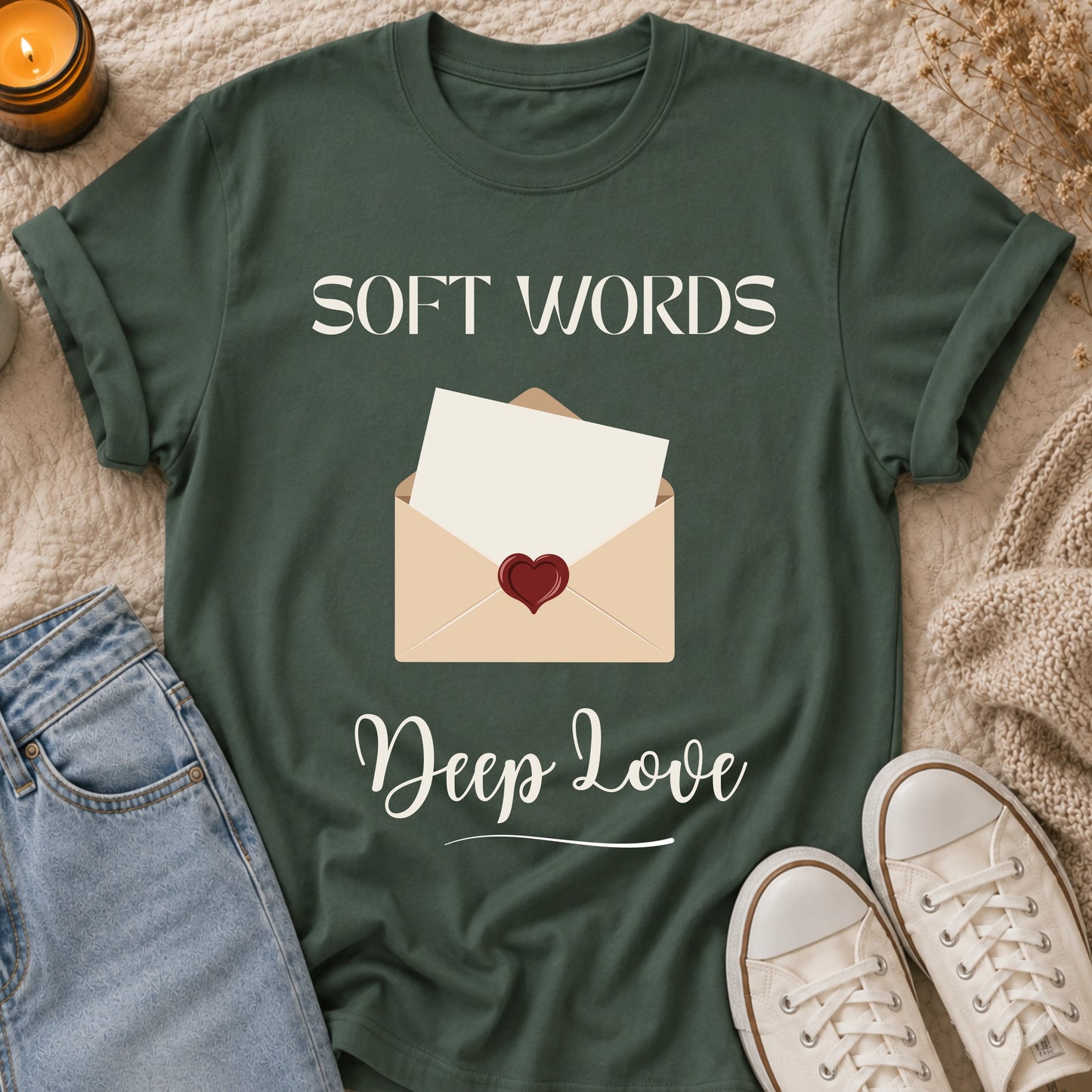 Soft Words, Deep Love T-Shirt