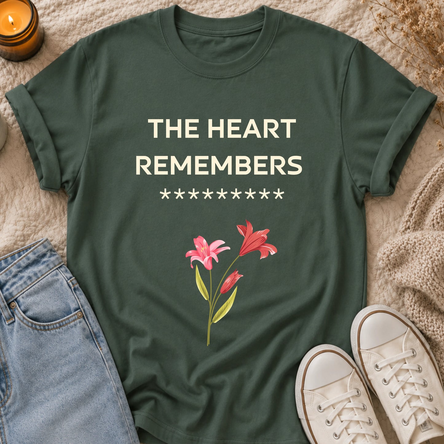 The Heart Remembers **** T-shirt