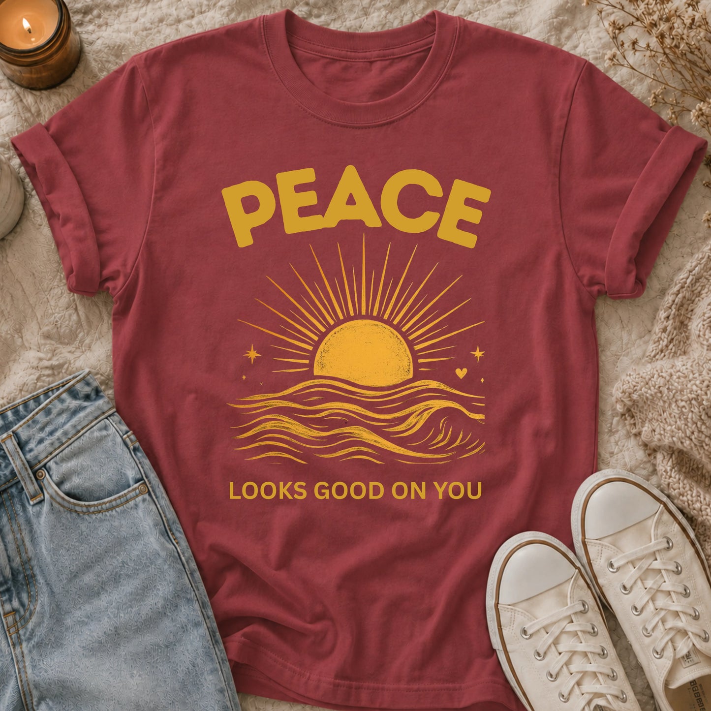Peace Looks Good On You T-shirt