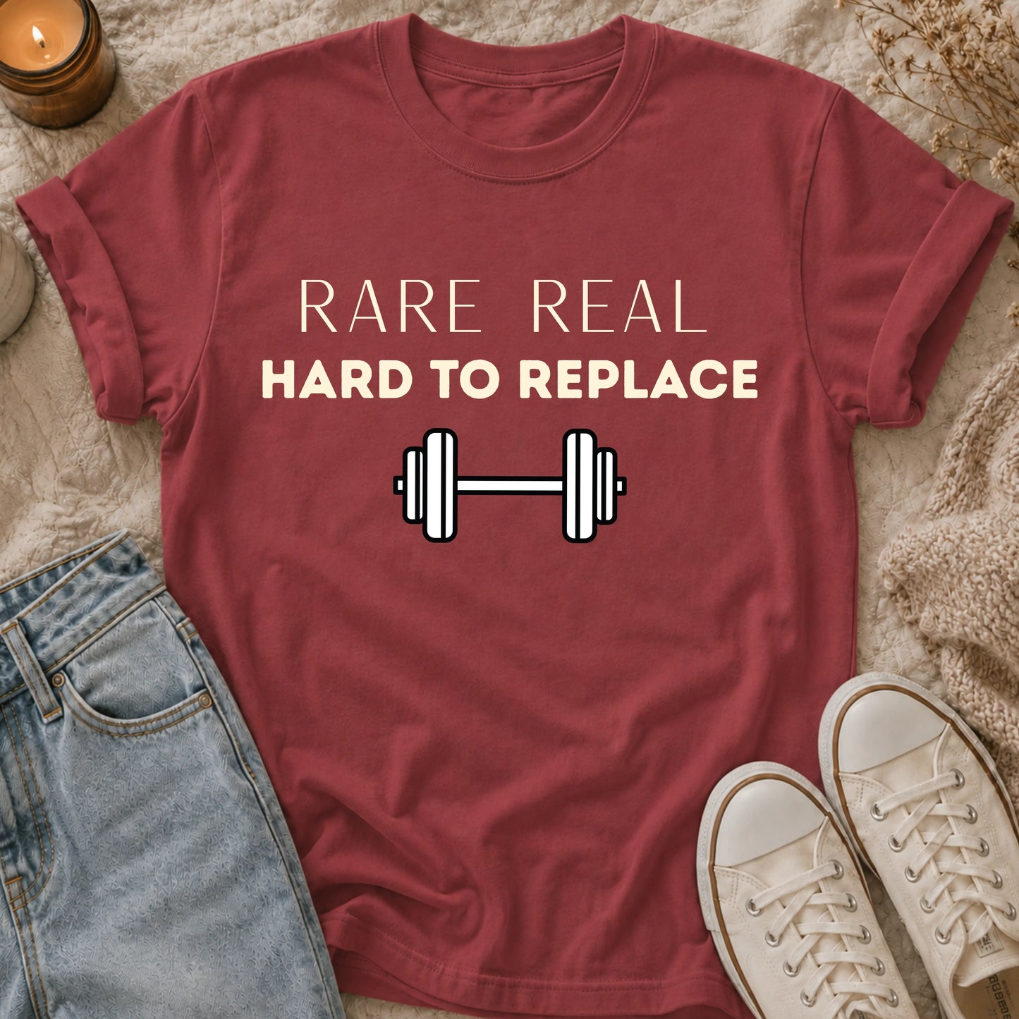 Rare, Real & Hard to Replace t-shirt