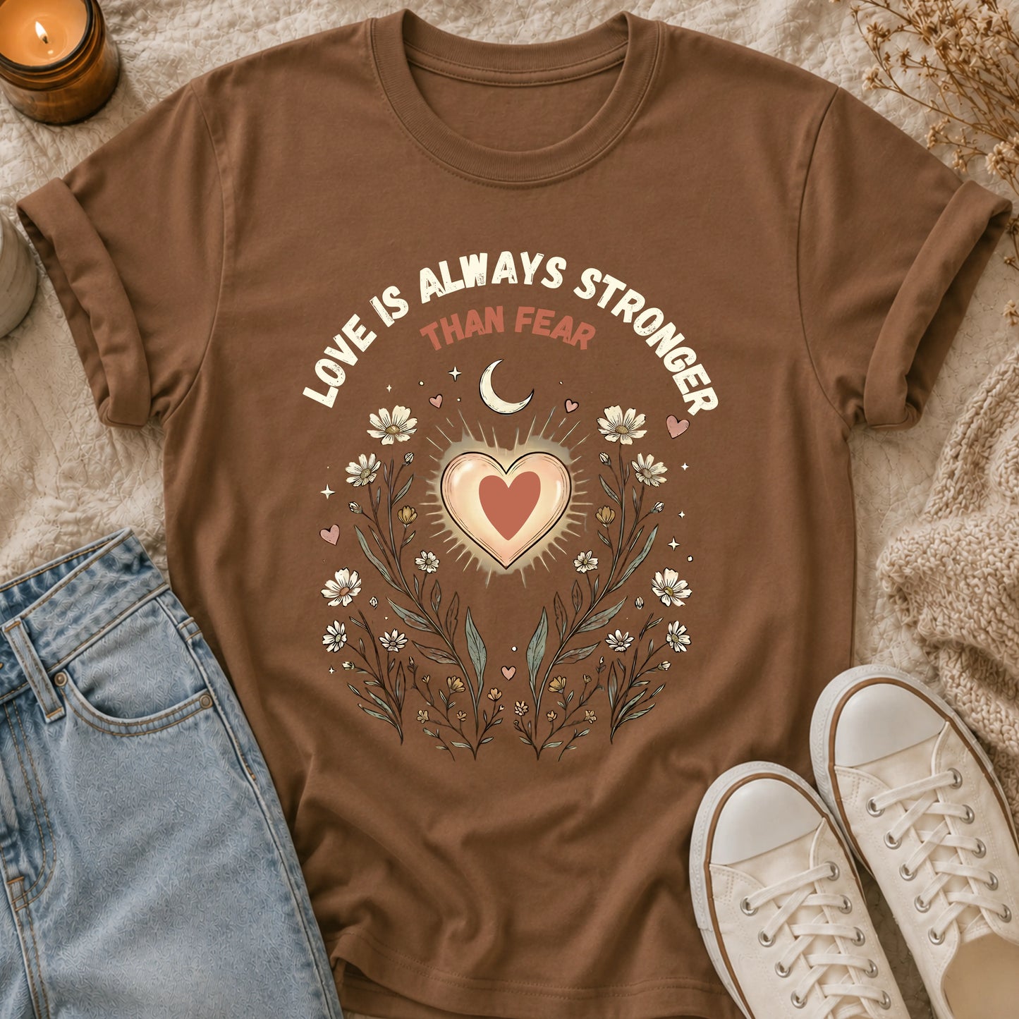 Love Is Always Stronger Than Fear t-shirt