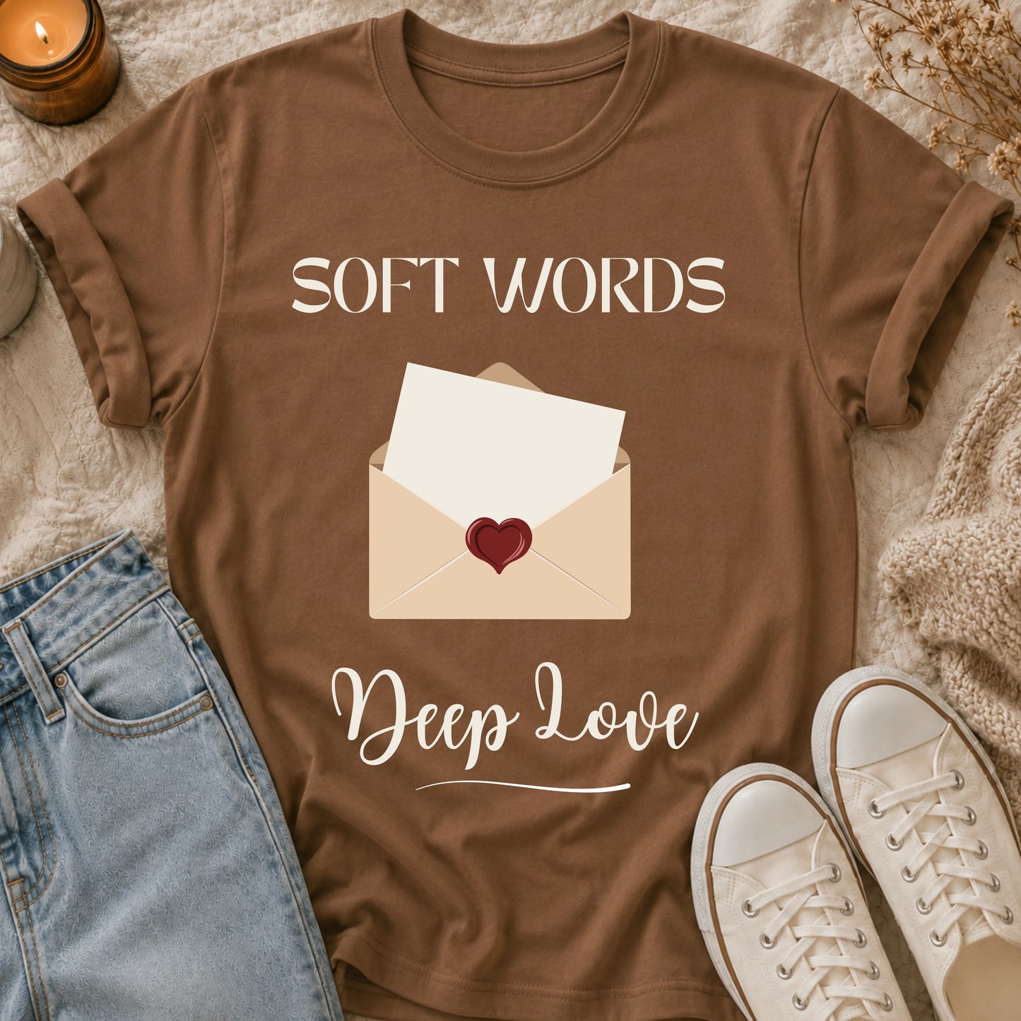 Soft Words, Deep Love T-Shirt