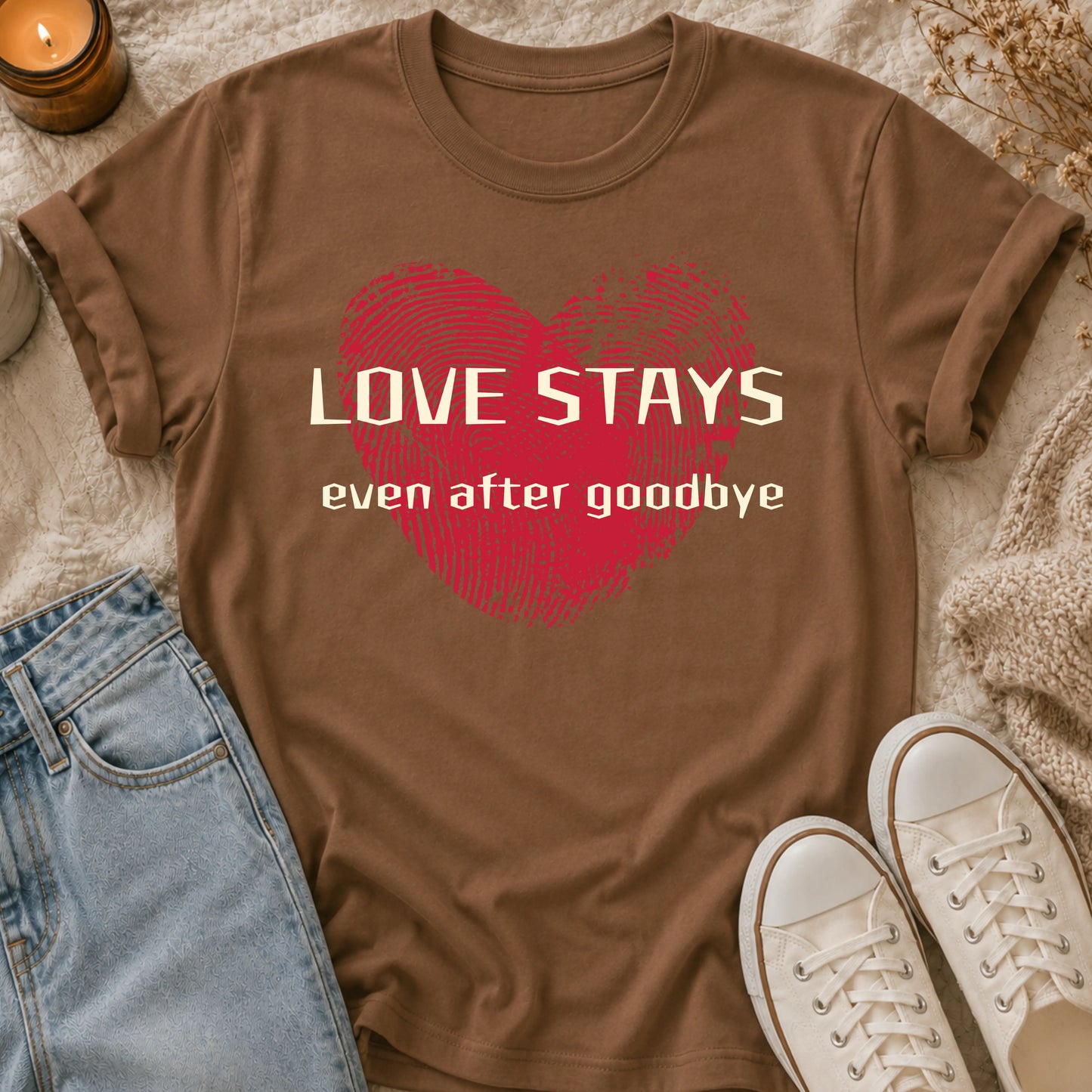 Love Stays Even After Goodbye T-shirt