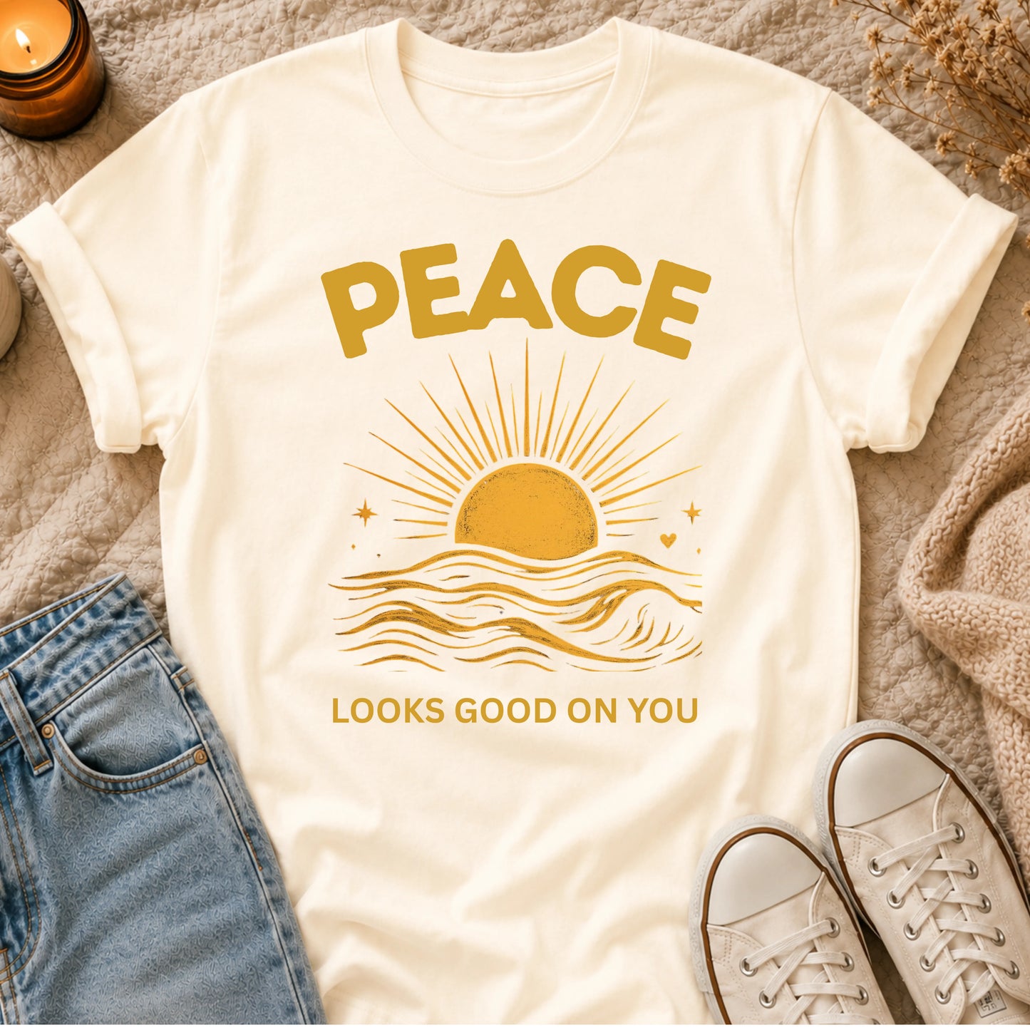 Peace Looks Good On You T-shirt