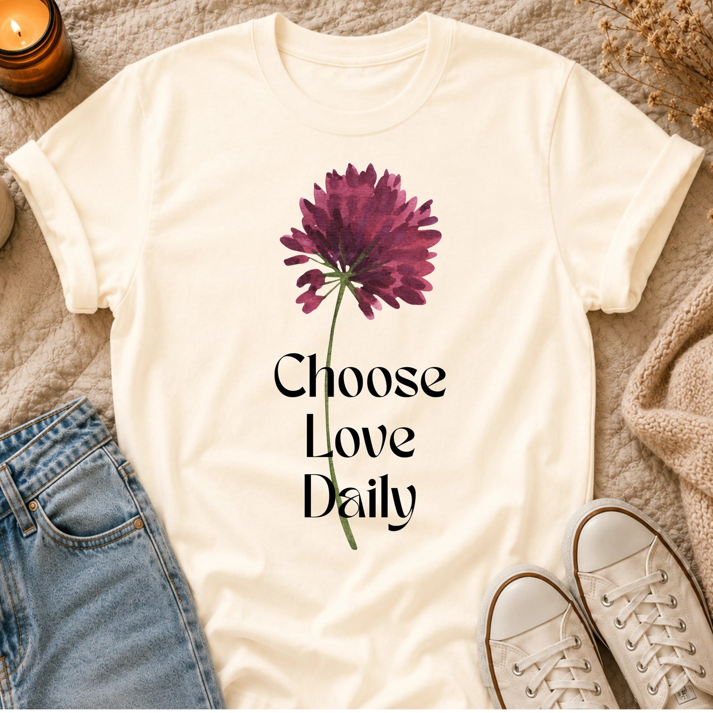 Choose Love Daily  t-shirt