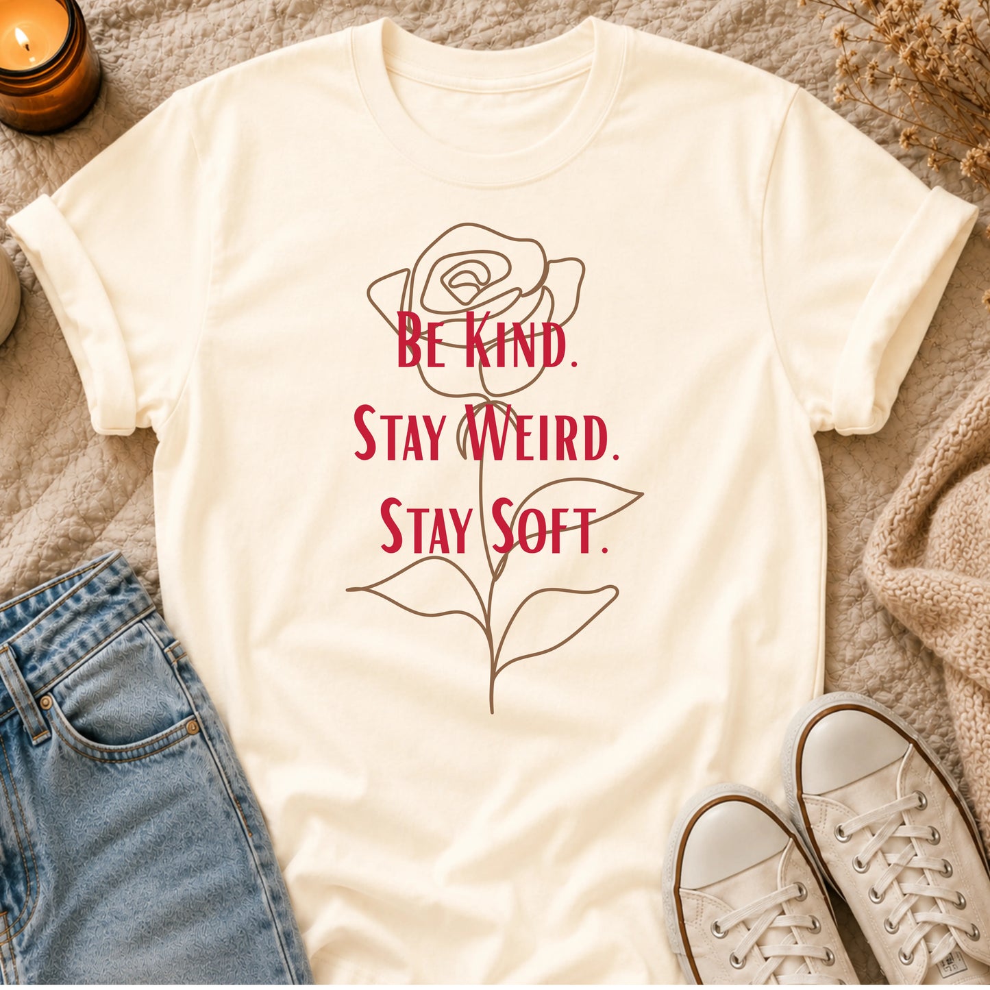 Be Kind Stay Weird Stay Soft t-shirt