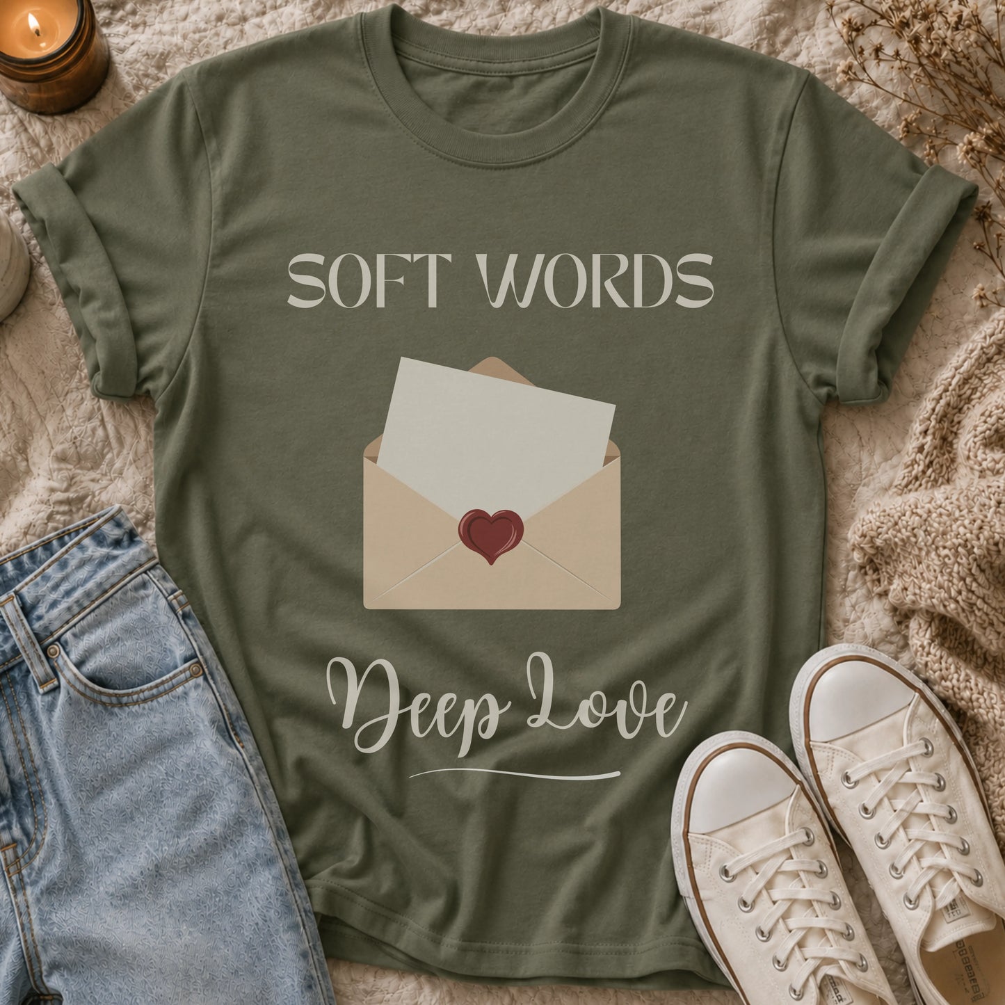 Soft Words, Deep Love T-Shirt