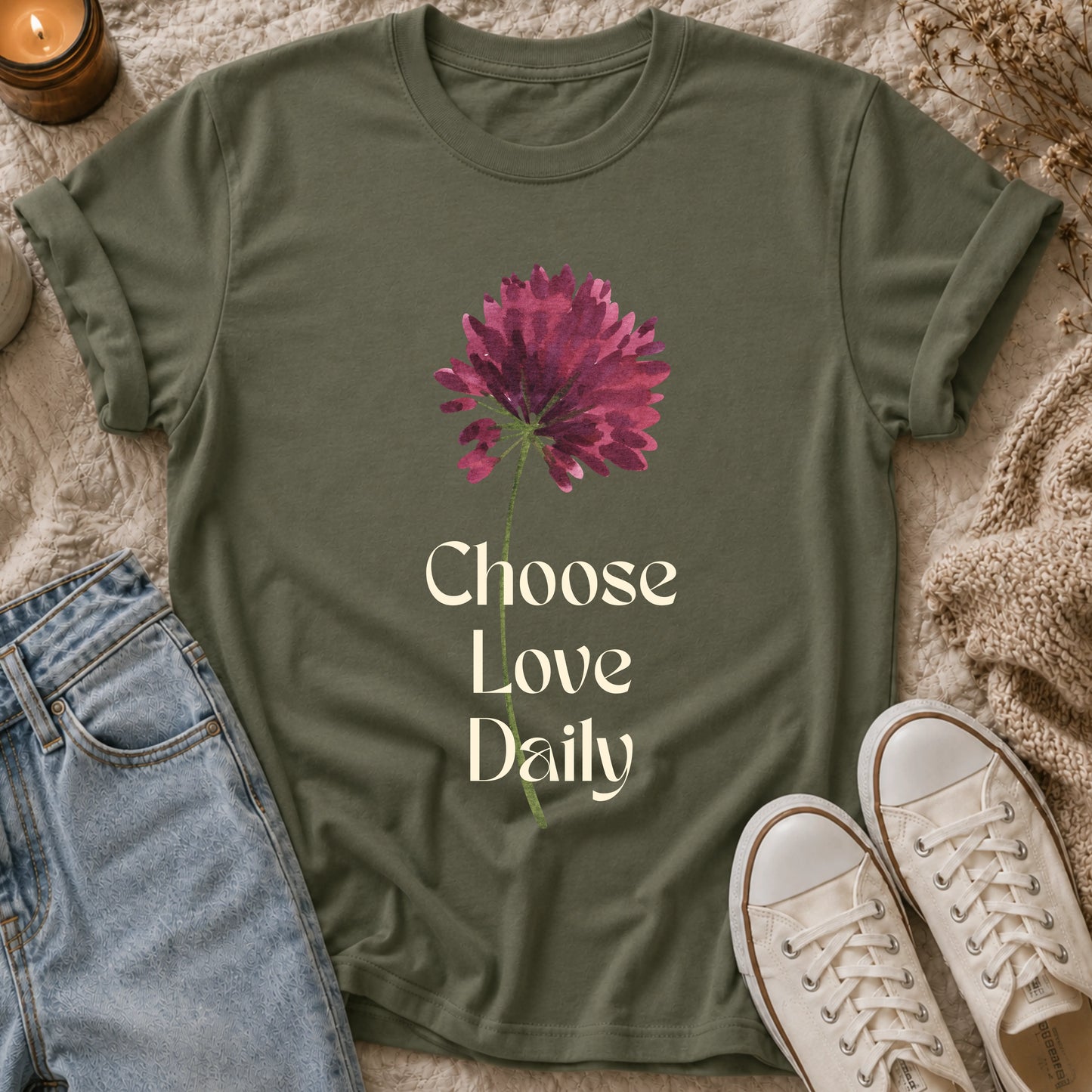Choose Love Daily  t-shirt