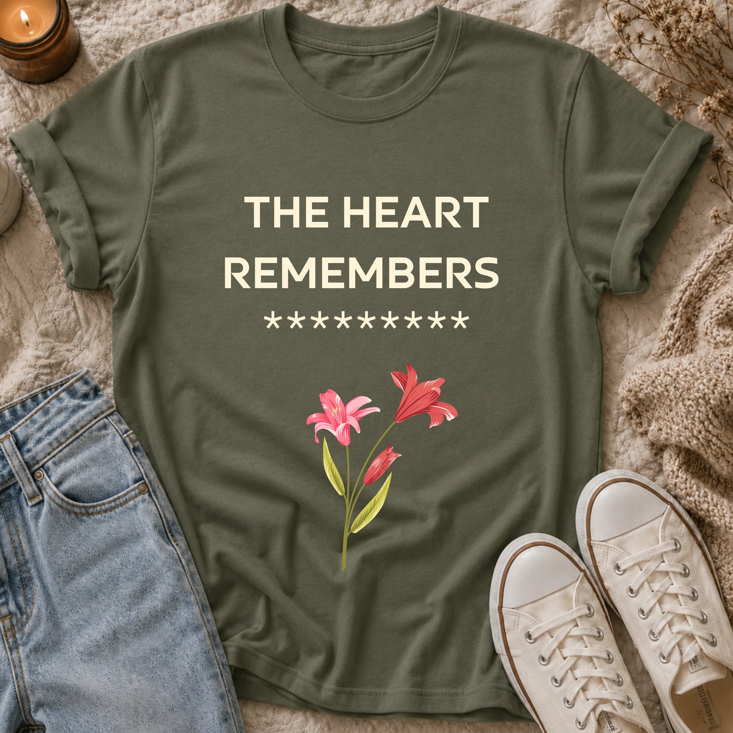 The Heart Remembers **** T-shirt