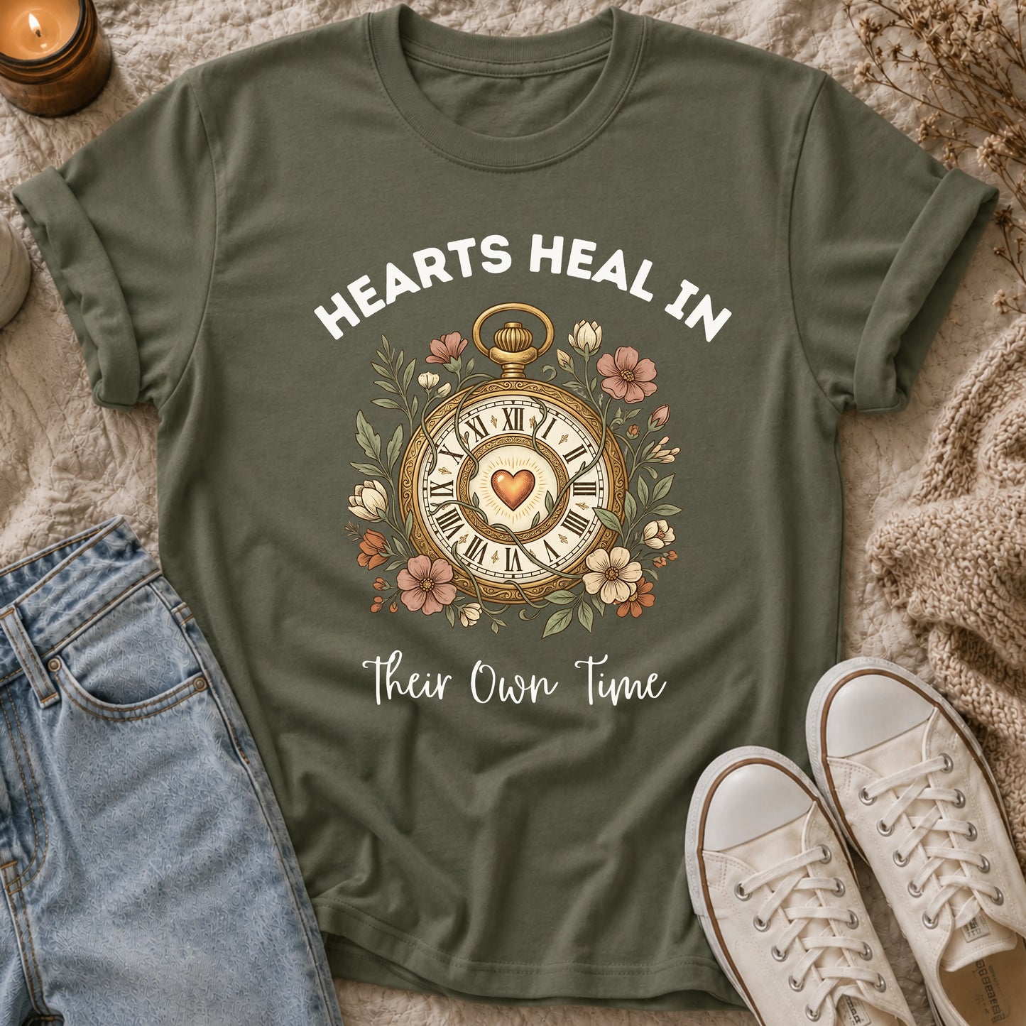 Hearts Heal in Their Own Time T-shirt