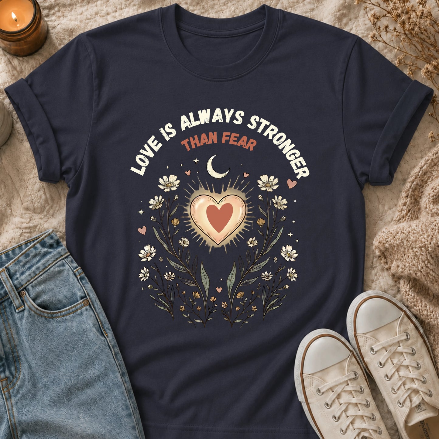 Love Is Always Stronger Than Fear t-shirt