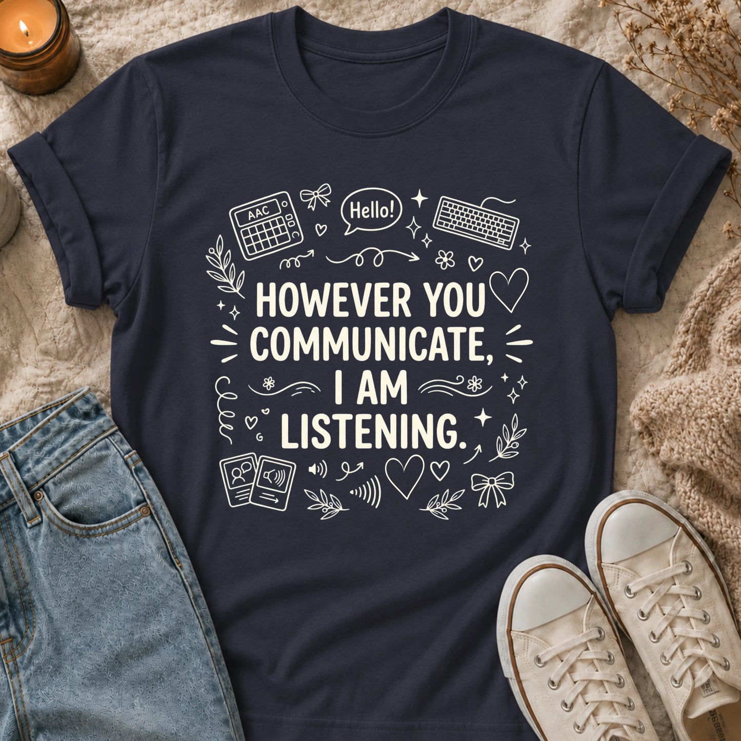 However You Communicate I Am Listening  T-Shirt