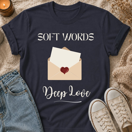Soft Words, Deep Love T-Shirt