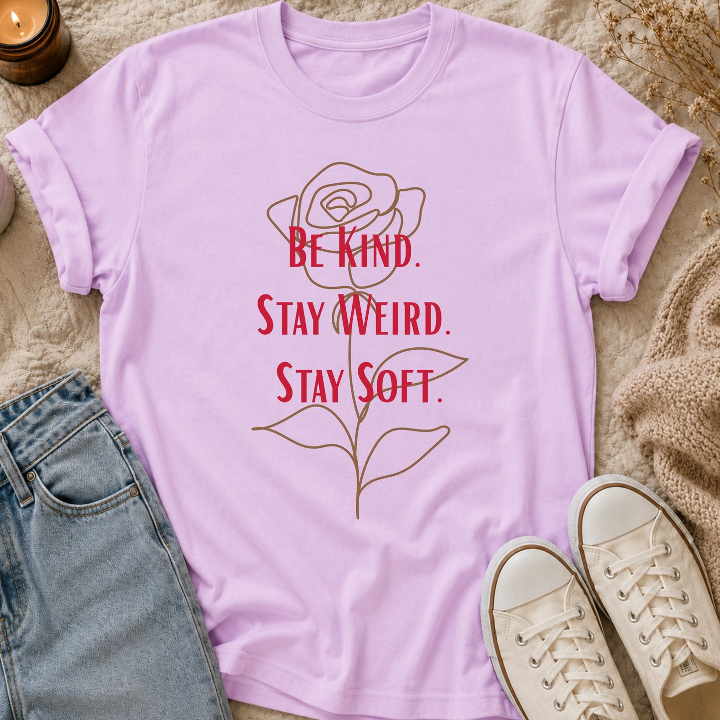 Be Kind Stay Weird Stay Soft t-shirt
