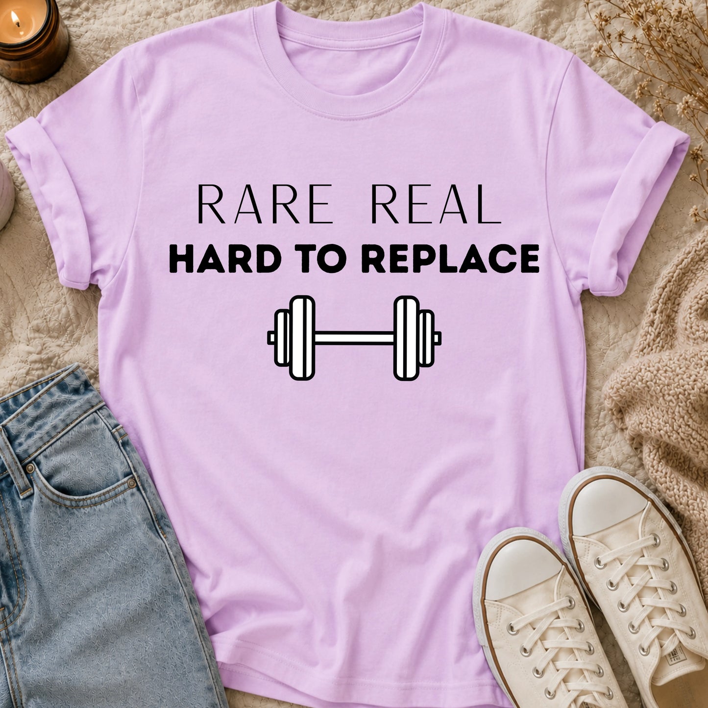 Rare, Real & Hard to Replace t-shirt