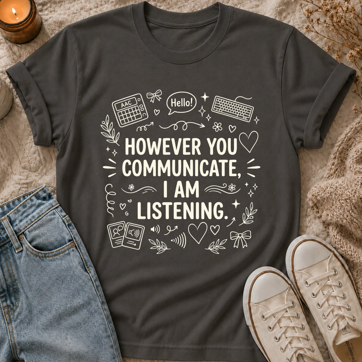 However You Communicate I Am Listening  T-Shirt