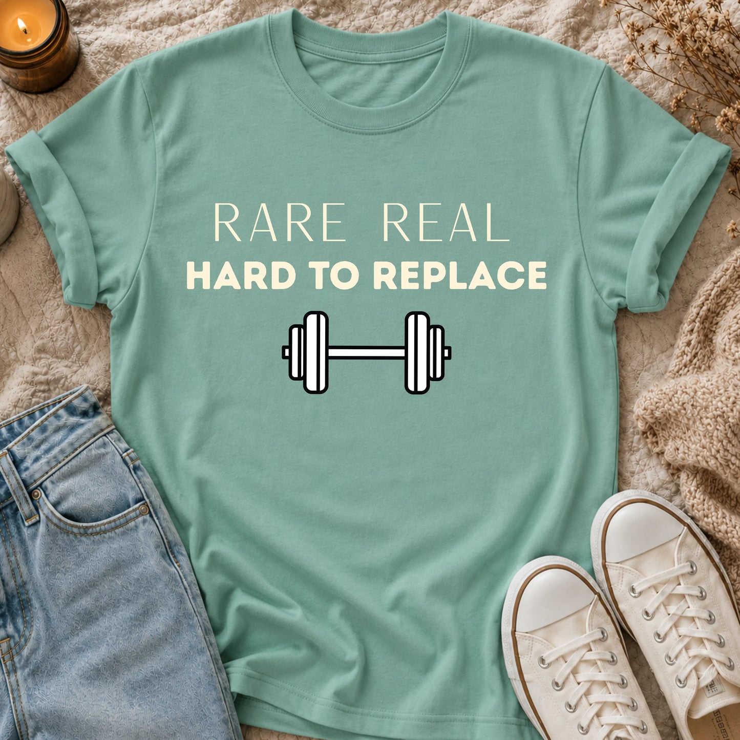 Rare, Real & Hard to Replace t-shirt
