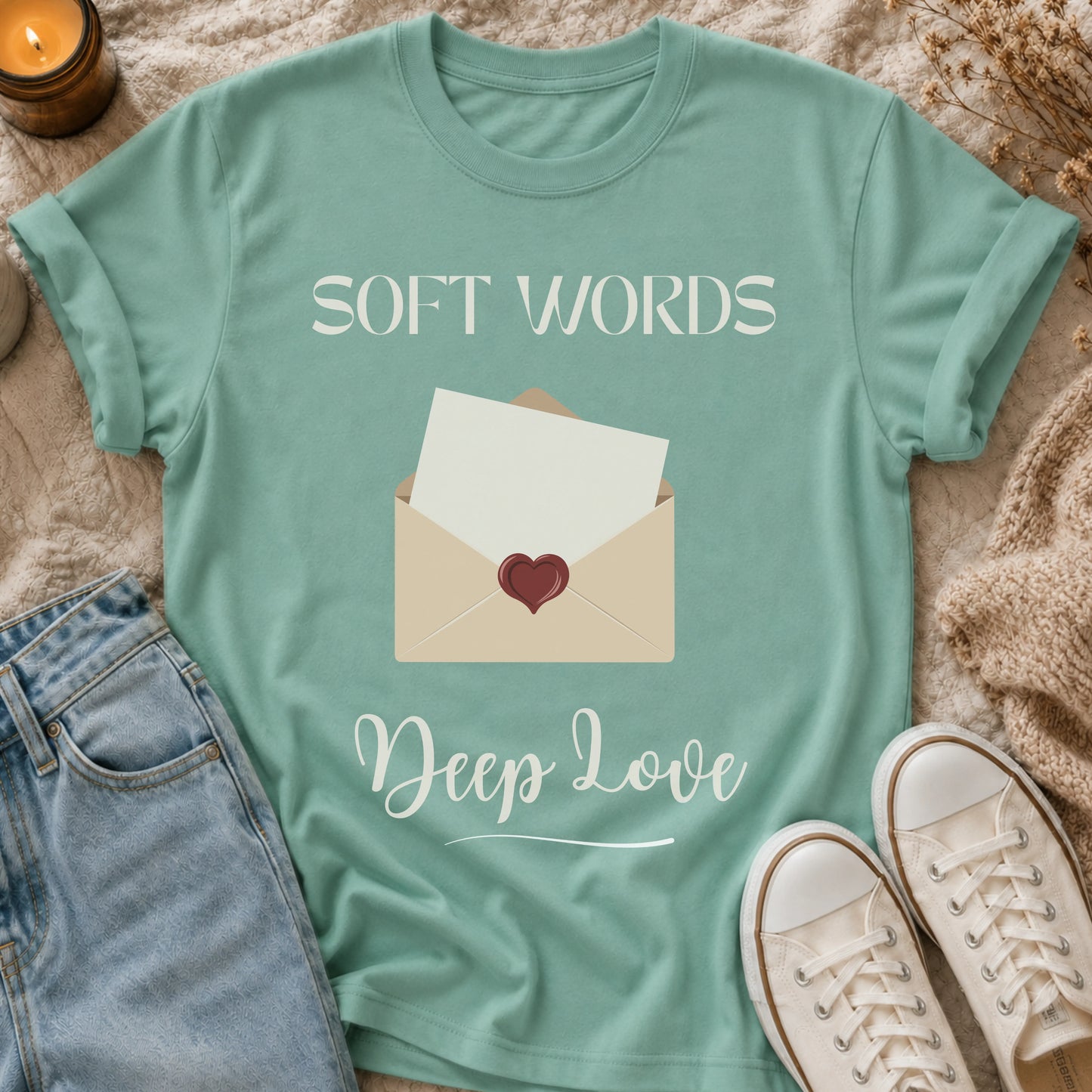 Soft Words, Deep Love T-Shirt