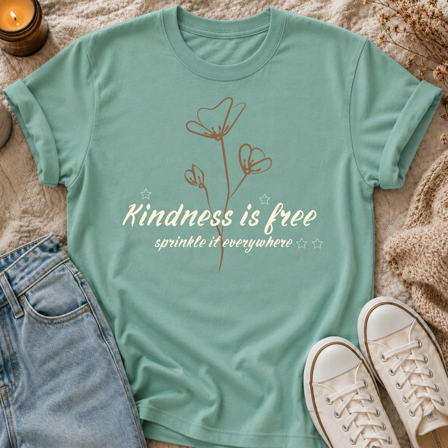 Kindness is free sprinkle it everywhere t-shirt