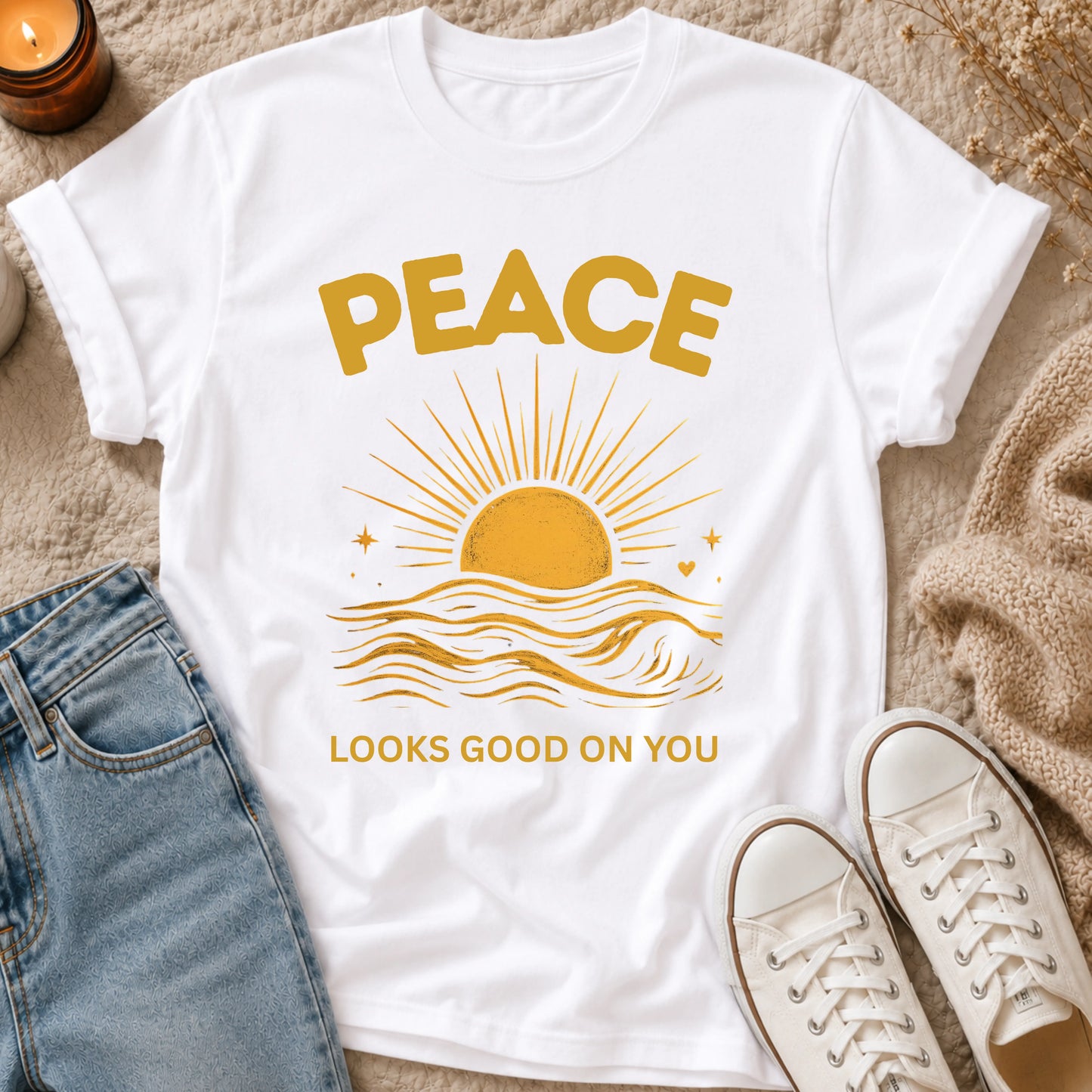 Peace Looks Good On You T-shirt