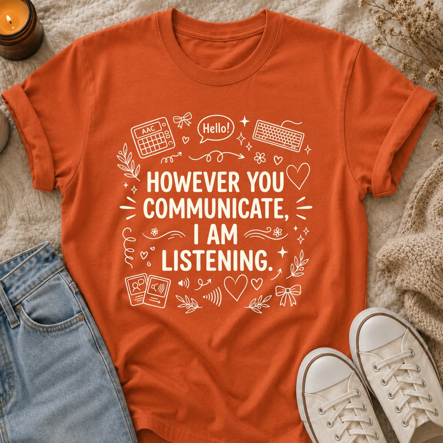 However You Communicate I Am Listening  T-Shirt